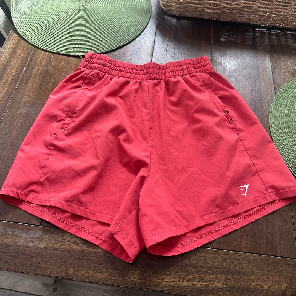 Gymshark Vibrant Red Workout Shorts